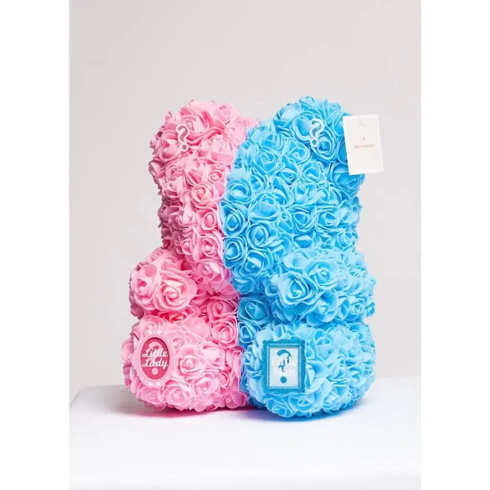 Handmade Gender Reveal Bear - Picture 2 of 2